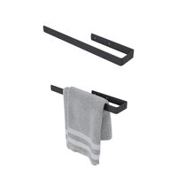 WIESZAK NA RĘCZNIK LOFT METALOWY CZARNY 40 CM