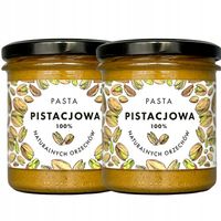 2x PASTA PISTACJOWA 250 g - NATURALNA, 100% PISTACJI, KREM PISTACJOWY