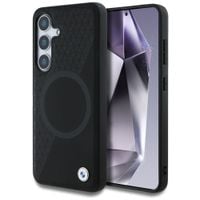 etui bmw leather half textured magsafe   do samsung galaxy s25 czarny
