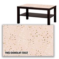 BLAT SZKLANY IKEA LACK Nakrapiana z Twoim napisem 90x55cm 036a