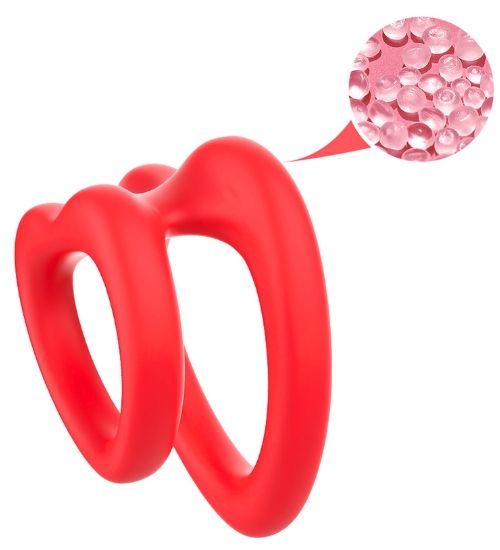 Podwójny ring serduszko zdjęcie 2