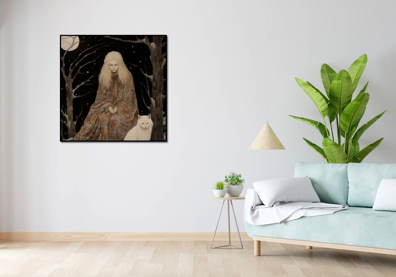 Plakat 90x90cm Stróżka Leśna zdjęcie 4