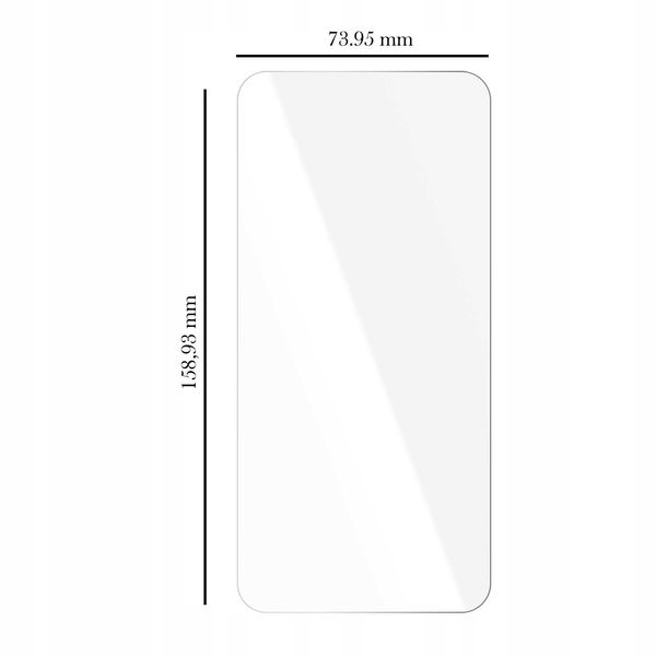 Spacecase Glass Clear 2.5D Poco F7 5G zdjęcie 5