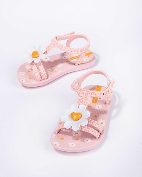 Ipanema DAISY BABY dziecięce sandały 83355-AH420 PINK/YELLOW 22-23 zdjęcie 3