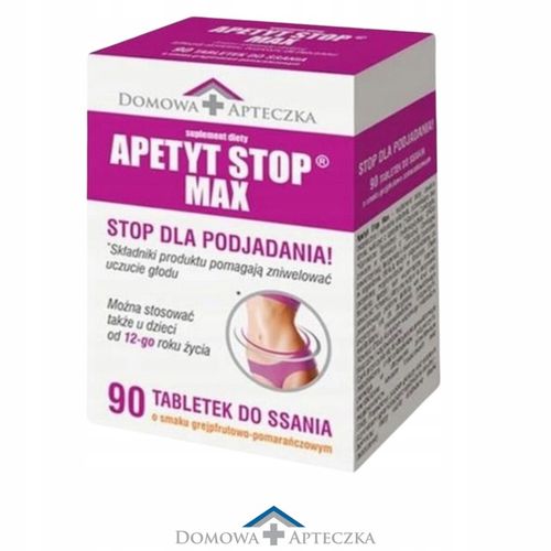 Apetyt Stop MAX 90 TABLETEK ODCHUDZANIE Garcinia Cambogia Suplement Diety na Arena.pl