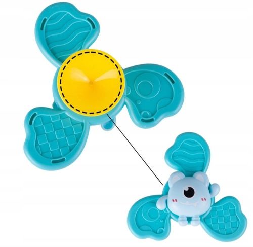 BOX ZESTAW ZABAWEK SENSORYCZNYCH 3W1 KACZKA PIŁKA SPINNER DLA NIEMOWLĄT na Arena.pl