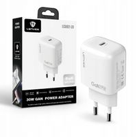 LENYES Ładowarka sieciowa GaN 30 W 1x USB-C LCH92 EU TC-TC
