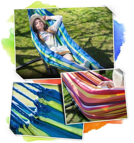 HAMAK BUJAK OGRODOWY DUŻY 200x160cm Sofotel zdjęcie 2