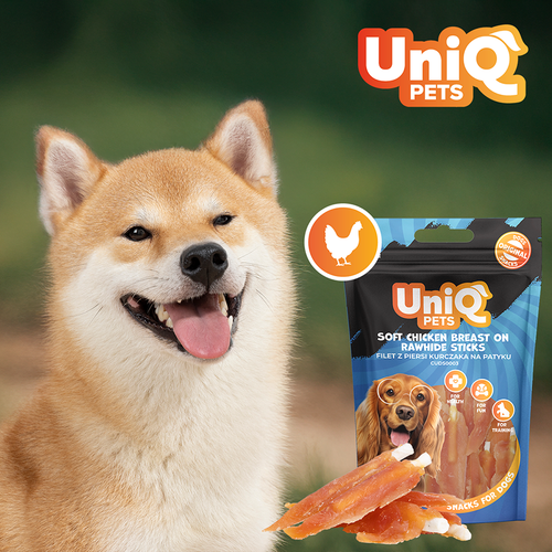 Przysmaki dla psa filet z piersi kurczaka WOOFERS 250g UNIQ PETS na Arena.pl