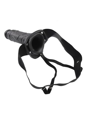 Proteza FALLO STRAP ON CAVO REAL RAPTURE 8 BLACK WITH BALLS na Arena.pl