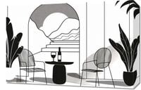 Obraz 60x40cm Relaks w Monochromie