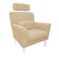 Fotel DENVER nogi białe Rolf2