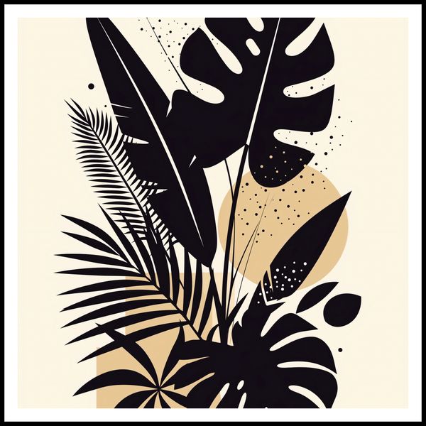 Plakat 90x90cm Tropikalny Raj zdjęcie 3