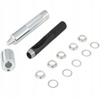 ZESTAW OCZEK DO PLANDEKI Z ZAKUWAKIEM OCZKA DZIURKACZ 10MM NAPY 100 SZT.