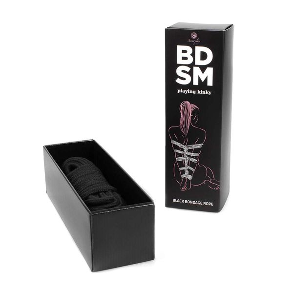 Wiązania-Black Bondage Rope Bdsm zdjęcie 5