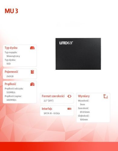 MU 3 SSD 240GB 2.5'' Box PH4-CE240 na Arena.pl