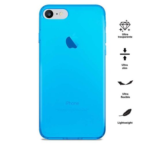 PURO 0.3 Nude - Etui iPhone 8 / 7 (Fluo Blue) na Arena.pl