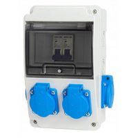 OGRODOWA ROZDZIELNICA Z OKIENKIEM 5 MOD 4X230V POLSKA IP44
