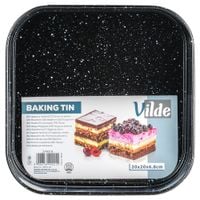 Forma do pieczenia rozpinana granitowa 20x20x6,8 cm