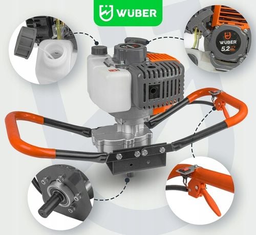 WIERTNICA SPALINOWA ŚWIDER DO GLEBY ZIEMI 5,2KM+PRZEDŁUŻKA WIERTŁA 10/20/30 na Arena.pl