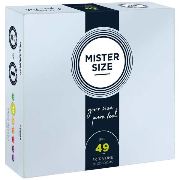 Mister.size 49 Mm Condoms 36 Pieces zdjęcie 1