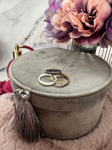 1519 Komplet 3 pierścionków ceramicznych CYRKONIE r 8/18mm sta na Arena.pl