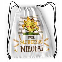 Plecak Sportowy Szkolny Dla Mikołaja Syna Dziecka Z Nadrukiem Ze Zdjęciem