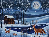 Plakat 40x30cm Przyszła Zima