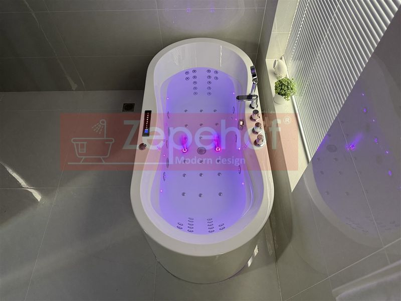 PIĘKNA OWALNA WANNA Z HYDROMASAŻEM 170X80 z 1 ODLEW GRZAŁKA zdjęcie 53