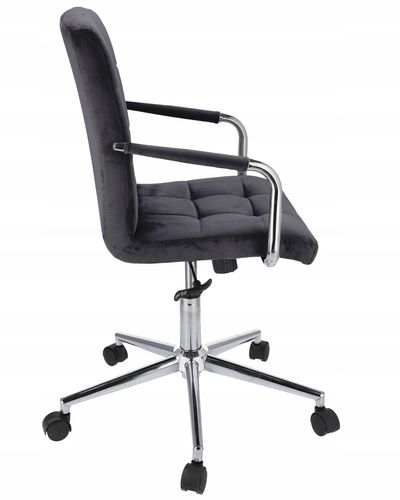 krzesło quatro welur czarne na Arena.pl