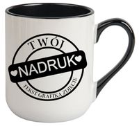 KUBEK Z WŁASNYM NADRUKIEM TWOJE ZDJĘCIE GRAFIKA TEKST LOGO REKLAMA PREZENT