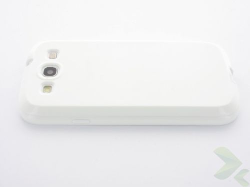 Geffy - Etui Samsung Galaxy S III TPU solid color white na Arena.pl