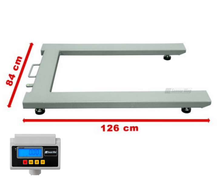 WAGA ELEKTRONICZNA PALETOWA 1,5t MAGAZYNOWA LCD zdjęcie 1
