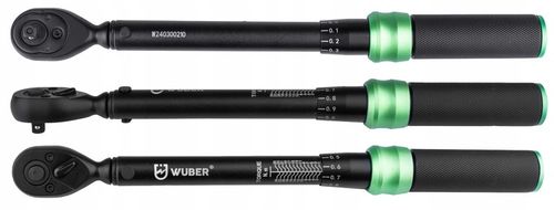 KLUCZ DYNAMOMETRYCZNY 1/4" Z BLOKADĄ 1-25NM CERTYFIKAT KALIBRACJI CR-V ETUI na Arena.pl