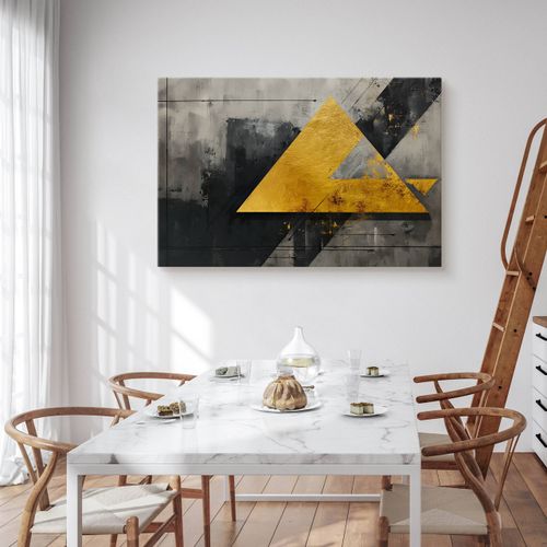 Obraz Na Płótnie Do Sypialni Abstrakcja Kształty Geometryczne 40cm x 30cm na Arena.pl