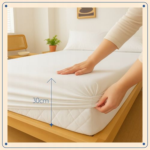 Prześcieradło Nieprzemakalne z Gumką 140x200 Wodoodporne Wodoszczelne na Arena.pl