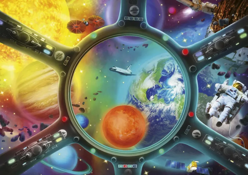 Puzzle Educa 500 elementów Educa Puzzle 500 el. Kosmos zdjęcie 2