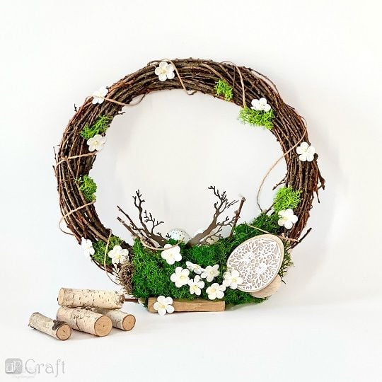 KWIATY PAPIEROWE BIAŁE CEKP-070 DP CRAFT zdjęcie 2