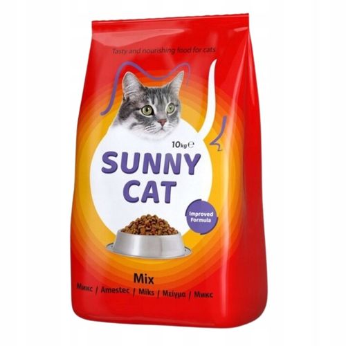 Sunny Cat sucha karma dla kotów Z KURCZAKIEM I WĄTRÓBKĄ 10 kg na Arena.pl