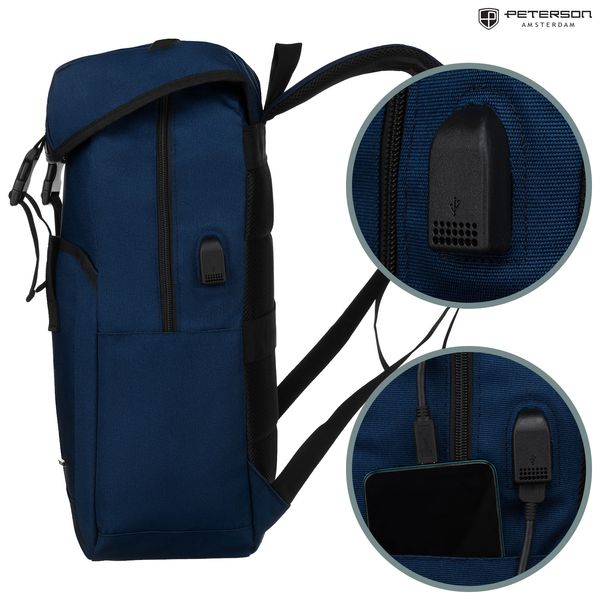 plecak ptn 77713-6722 navy zdjęcie 4