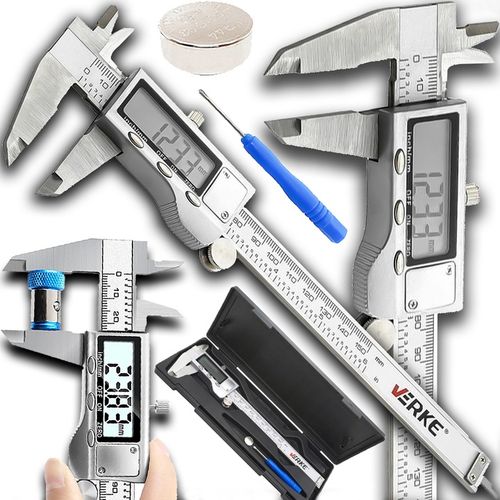 PROFESJONALNA SUWMIARKA ELEKTRONICZNA 150MM METALOWA CYFROWA EKRAN LCD na Arena.pl