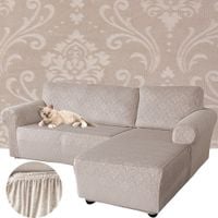 POKROWIEC NA NAROŻNIK KANAPĘ SOFĘ WELUR PRAWY 3+2