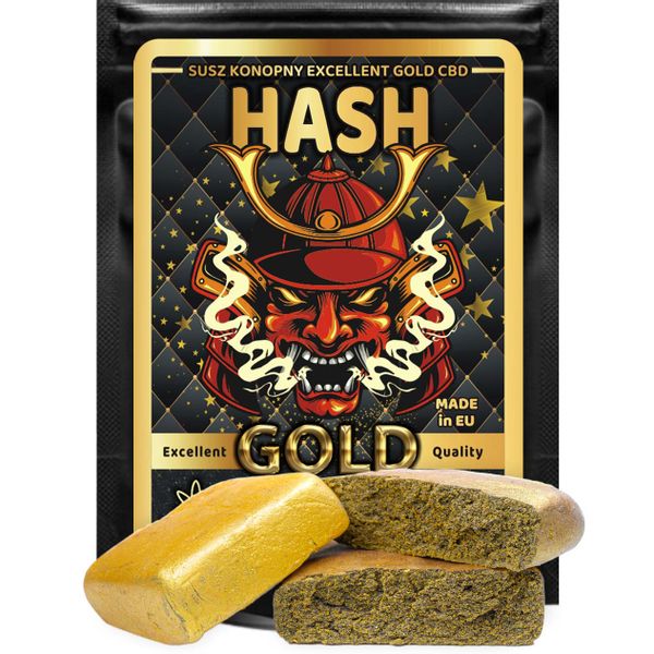 Susz konopny CBD | GOLD | Hash 100 g zdjęcie 1
