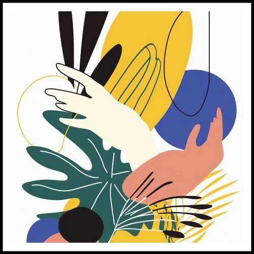 Plakat 80x80cm Dotyk Tropików na Arena.pl