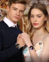 ZEGAREK DAMSKI SMARTWATCH DLA KOBIETY SLIM FUNKCJA ROZMOWY PULS WODOODPORNY