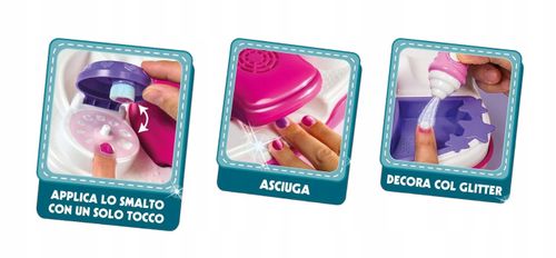 ZESTAW STUDIO PAZNOKCI DLA DZIEWCZYNKI CRAZY CHIC na Arena.pl