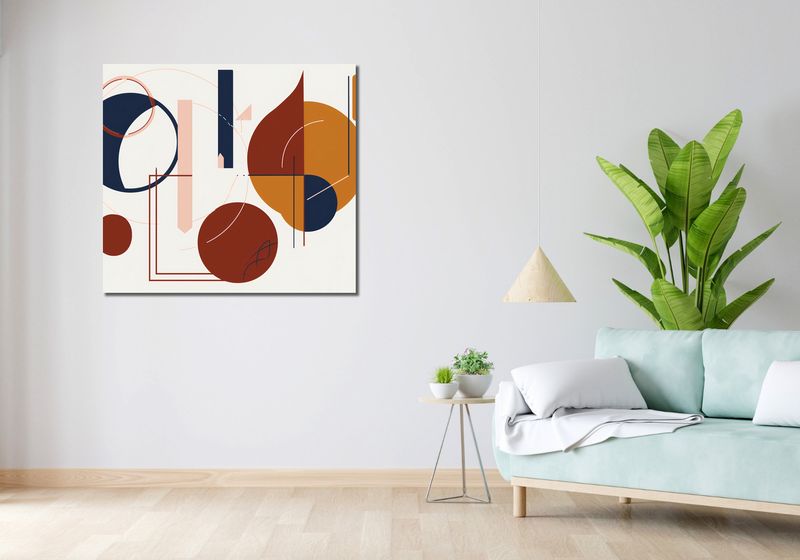Obraz 100x90cm Harmonia Wnikliwa zdjęcie 2