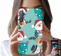 ETUI DO SAMSUNG A7 2018 - MIKOŁAJ, RENIFER BAŁWAN ŚWIĄTECZNE WZORY