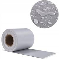 TAŚMA OGRODZENIOWA NA PŁOT OGRODZENIE PANEL UV 450g 19cmx35m KLIPSY CZARNA