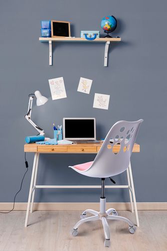 krzesło joy biało-różowe na Arena.pl